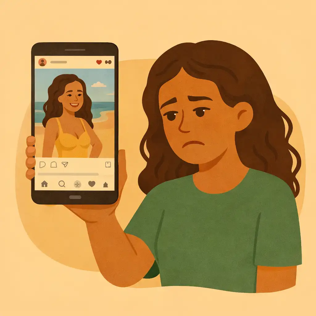 Comparação com outras pessoas nas redes sociais e insegurança emocional