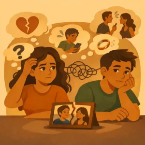 Overthinking no relacionamento e pensamentos excessivos sobre o parceiro